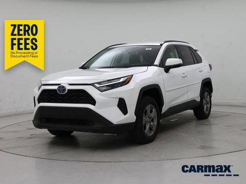 White 2024 Toyota RAV4 Hybrid LE