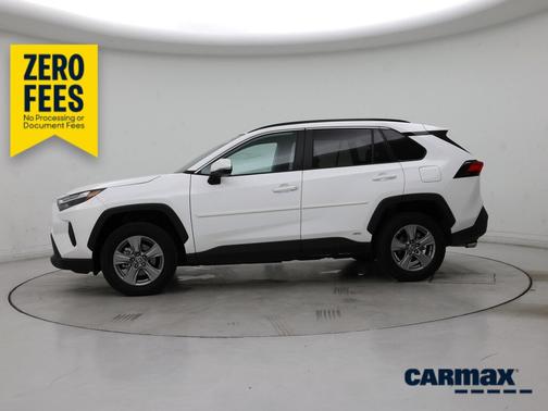 White 2024 Toyota RAV4 Hybrid LE