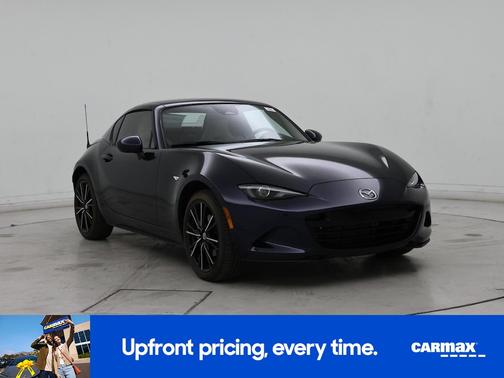 Blue 2025 Mazda MX-5 Miata RF Grand Touring