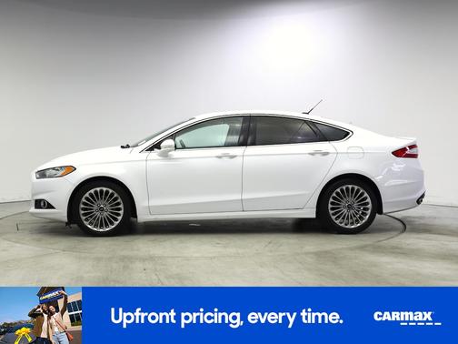 White 2014 Ford Fusion Titanium