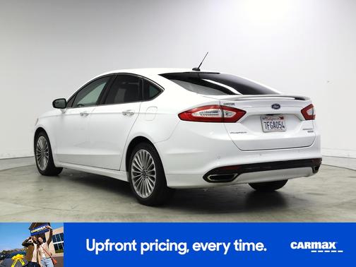 White 2014 Ford Fusion Titanium