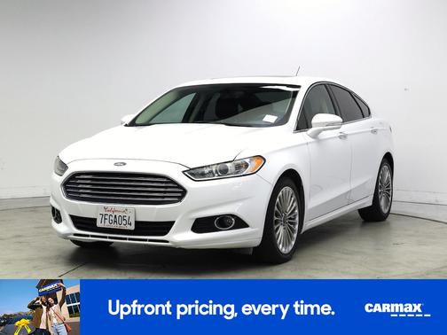 White 2014 Ford Fusion Titanium