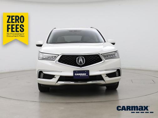 White 2018 Acura MDX Sport Hybrid Advance