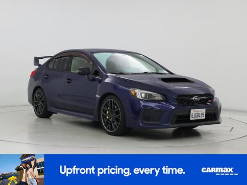 Blue 2019 Subaru WRX STI