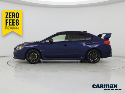 Blue 2019 Subaru WRX STI