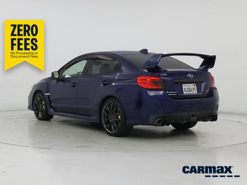 Blue 2019 Subaru WRX STI