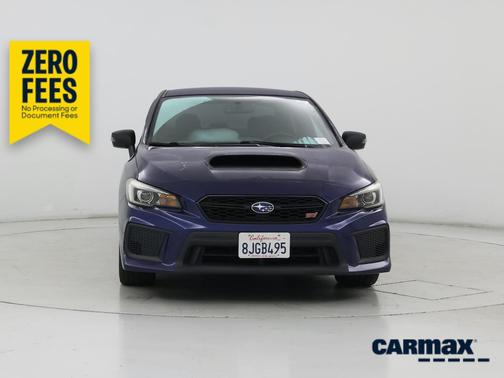 Blue 2019 Subaru WRX STI