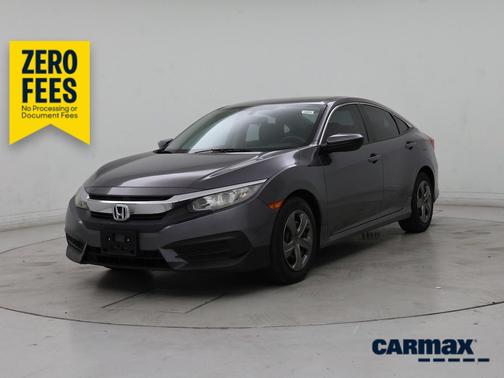Gray 2016 Honda Civic LX