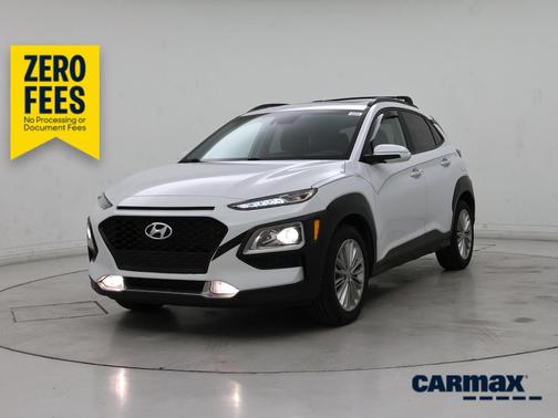 White 2021 Hyundai KONA SEL Plus