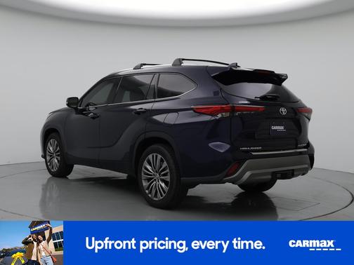 Blue 2021 Toyota Highlander Platinum