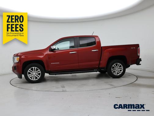 Red 2016 GMC Canyon SLT