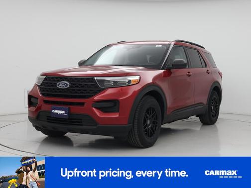 Red 2021 Ford Explorer XLT