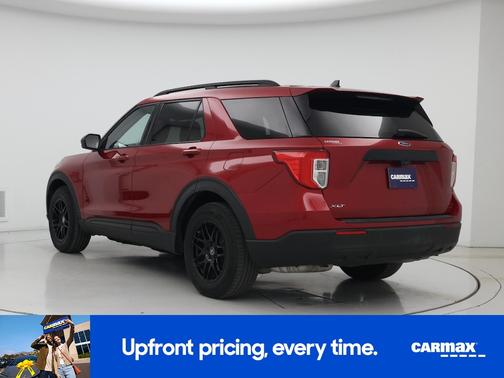 Red 2021 Ford Explorer XLT