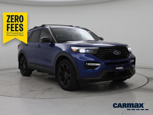 Blue 2020 Ford Explorer ST