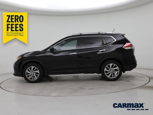Black 2015 Nissan Rogue SL