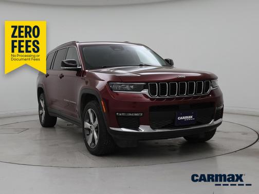 Burgundy 2021 Jeep Grand Cherokee L Limited