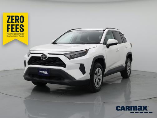 White 2020 Toyota RAV4 LE