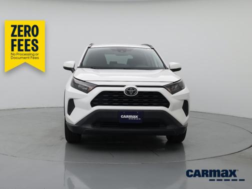 White 2020 Toyota RAV4 LE