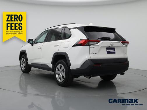 White 2020 Toyota RAV4 LE