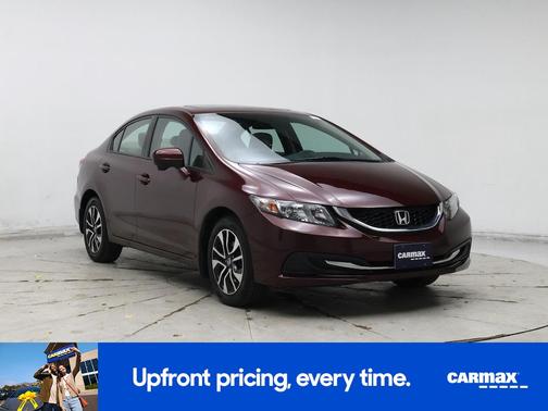 Burgundy 2015 Honda Civic EX