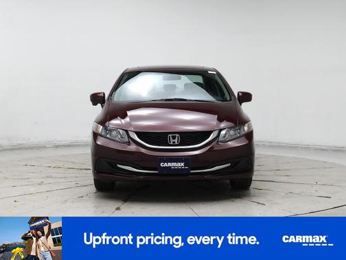 Burgundy 2015 Honda Civic EX