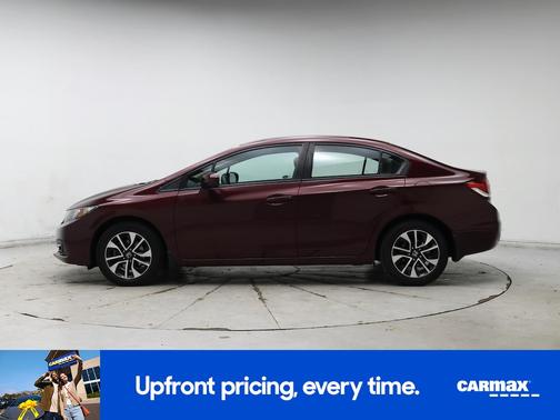 Burgundy 2015 Honda Civic EX