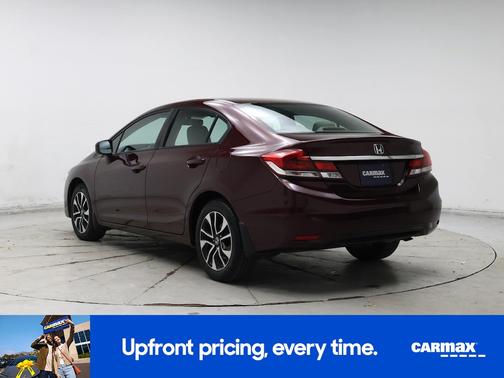 Burgundy 2015 Honda Civic EX