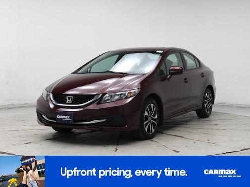 Burgundy 2015 Honda Civic EX