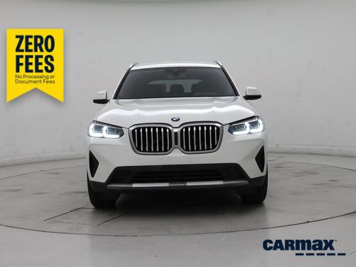 White 2022 BMW X3 XDrive30i