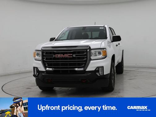 White 2022 GMC Canyon AT4 with Leather