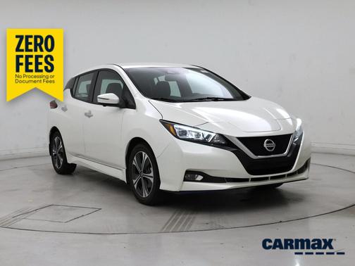 White 2020 Nissan Leaf SL PLUS