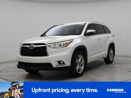 White 2015 Toyota Highlander Limited