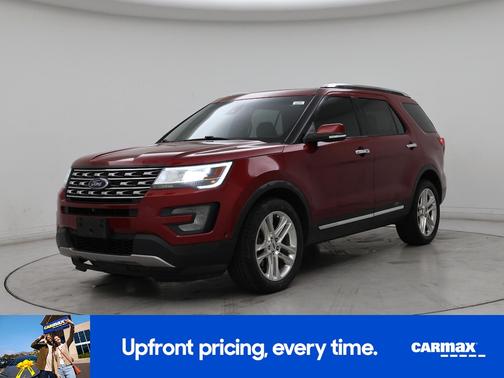 Red 2017 Ford Explorer Limited