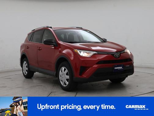 Red 2017 Toyota RAV4 LE