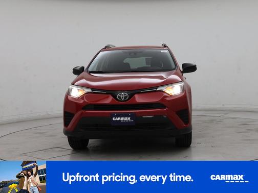 Red 2017 Toyota RAV4 LE