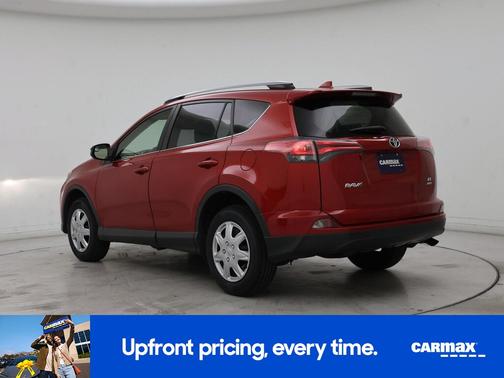 Red 2017 Toyota RAV4 LE