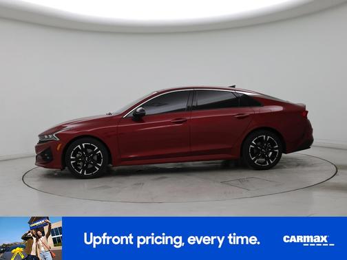 Burgundy 2021 Kia K5 GT-Line