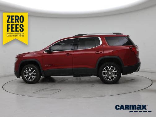 Red 2023 GMC Acadia SLT