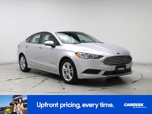 Silver 2018 Ford Fusion Hybrid SE