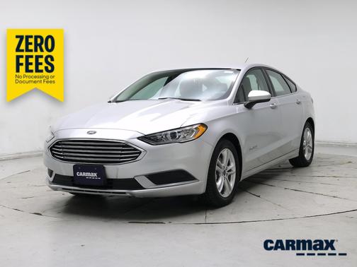 Silver 2018 Ford Fusion Hybrid SE