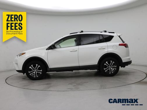 White 2018 Toyota RAV4 LE