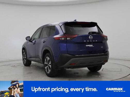 Blue 2021 Nissan Rogue SV