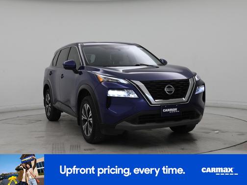 Blue 2021 Nissan Rogue SV