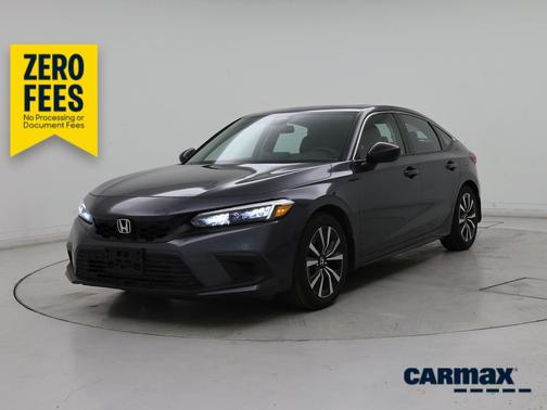 Gray 2022 Honda Civic EX-L