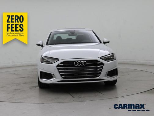 White 2021 Audi A4 Premium