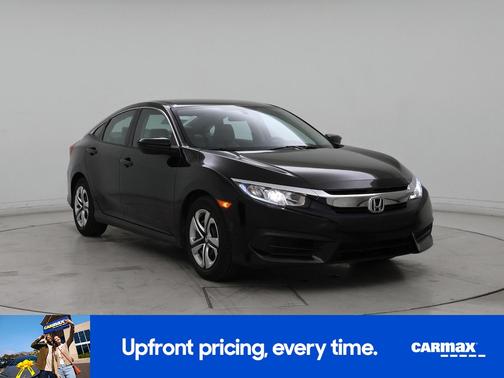 Black 2016 Honda Civic LX