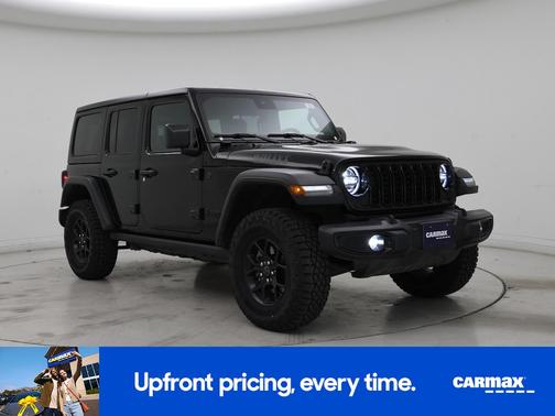 Black 2025 Jeep Wrangler Willy's