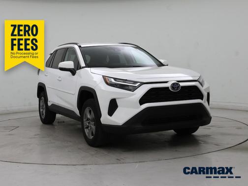 White 2024 Toyota RAV4 Hybrid LE