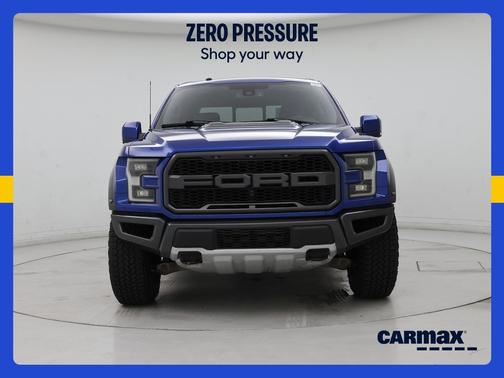 Blue 2017 Ford F-150 SVT Raptor