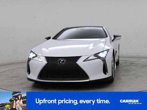 White 2018 Lexus LC 500